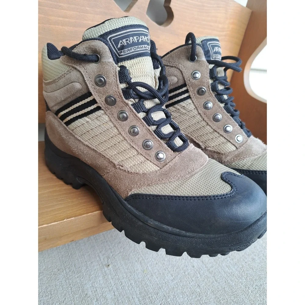 Arapaho Performance Men's Hiking Boots Tan/Brown  Leather/Mesh Blitz 2002 8.5